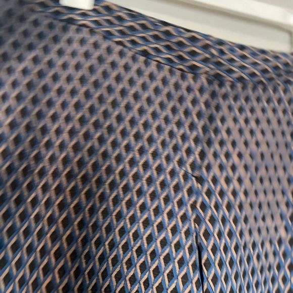 Worthington Geometric Ankle Crop Pants Size 14 Career Office Cigarette Pants - Picture 8 of 10